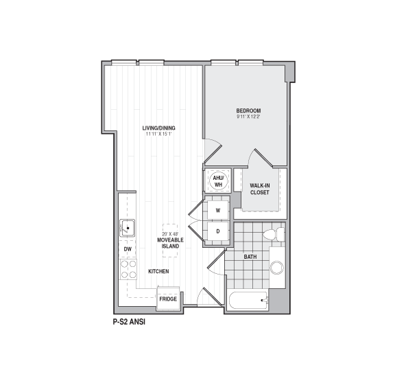 Floor Plan Image of Apartment Apt 115